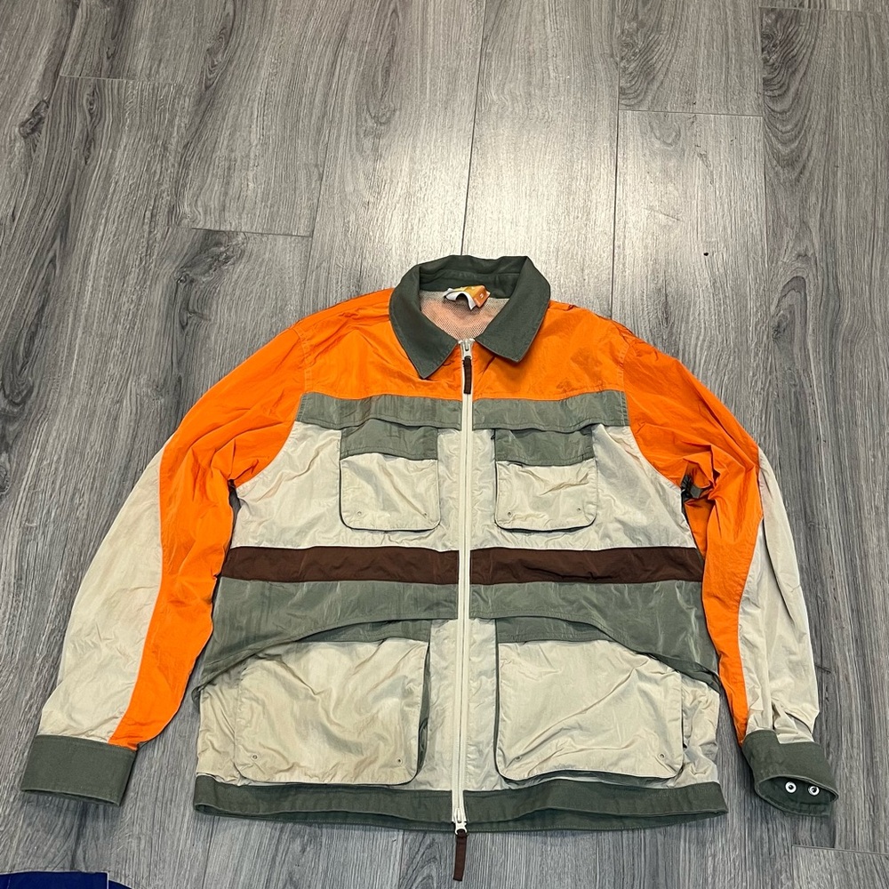 RARE Kith outdoor Orange and Cream Windbreaker field jacket